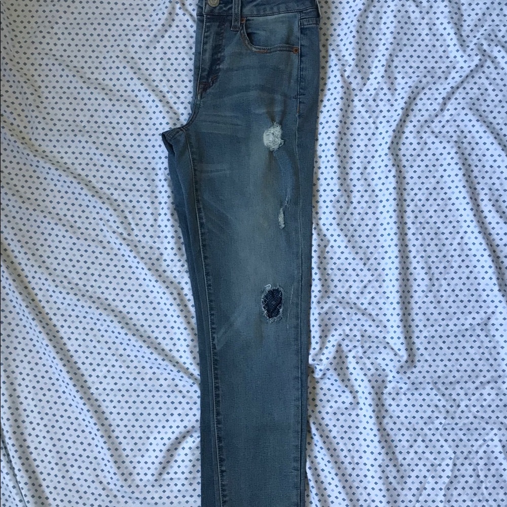 Blue Ripped Jeans - Picture 2 of 2
